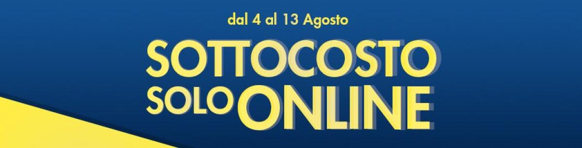 Su Euronics.it arriva il SOTTOCOSTO SOLO ONLINE valido fino al 13 Agosto - 