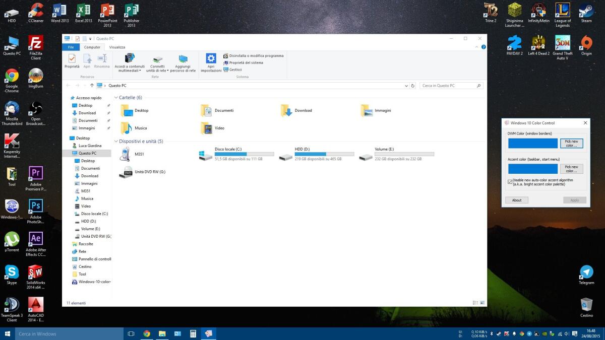 Personalizzare la barra delle applicazioni su Windows 10 [Guida] - 