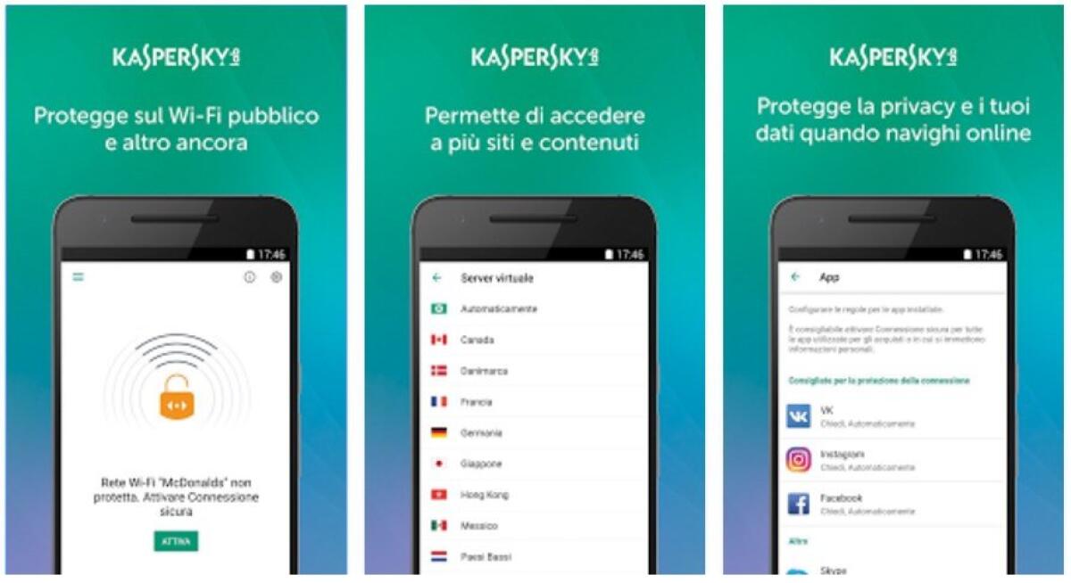 Kaspersky Secure Connection: Protezione se navigate su reti Wifi fuori casa - 