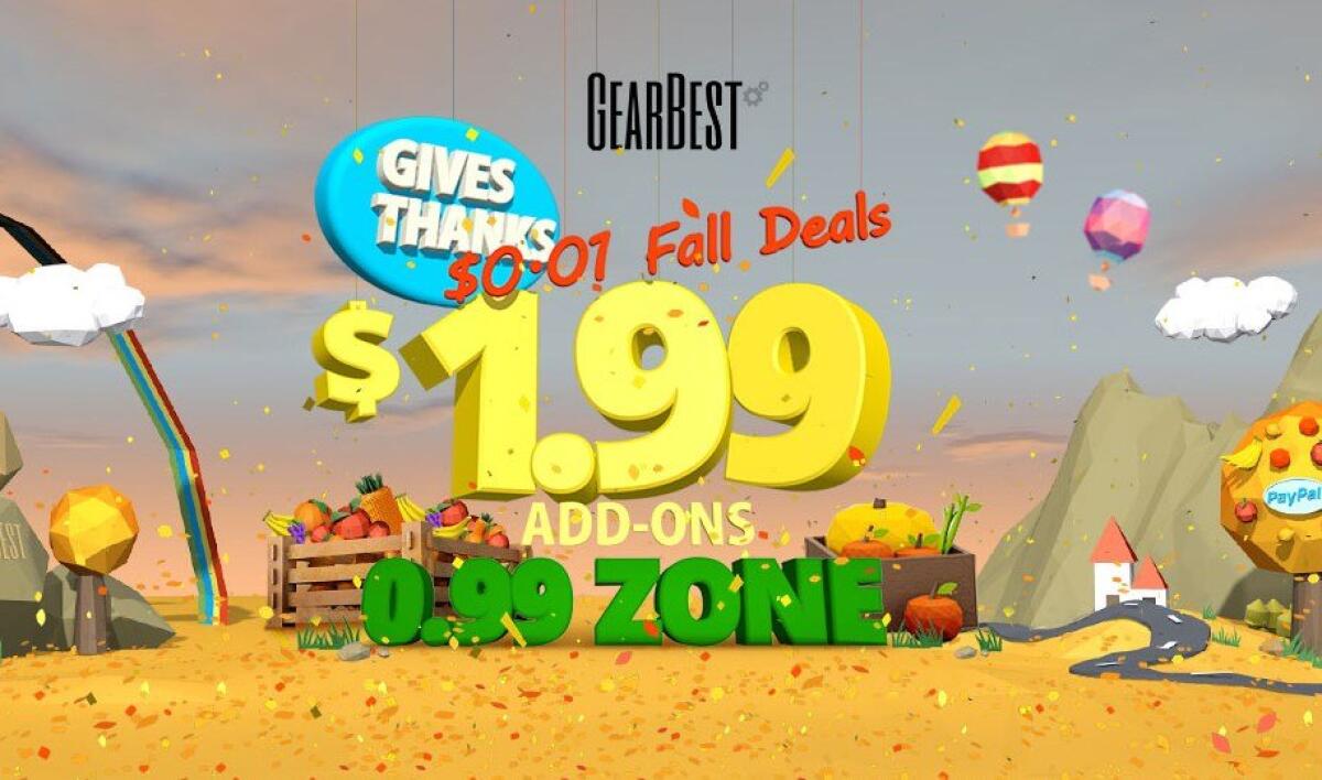 Continuano le offerte d'Autunno su GearBest con Gadget da 99 centesimi - 