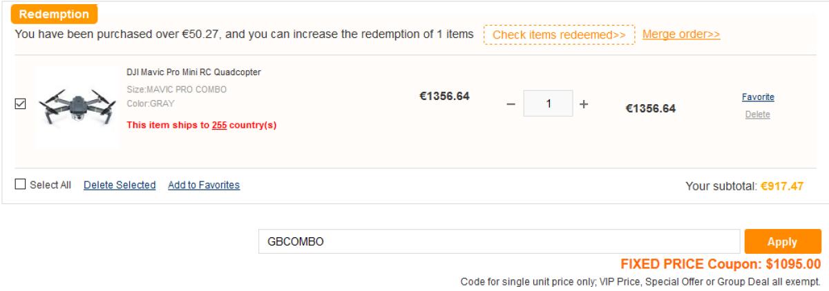 DJI Mavic Pro Fly More Combo in offerta al prezzo più basso di sempre - 