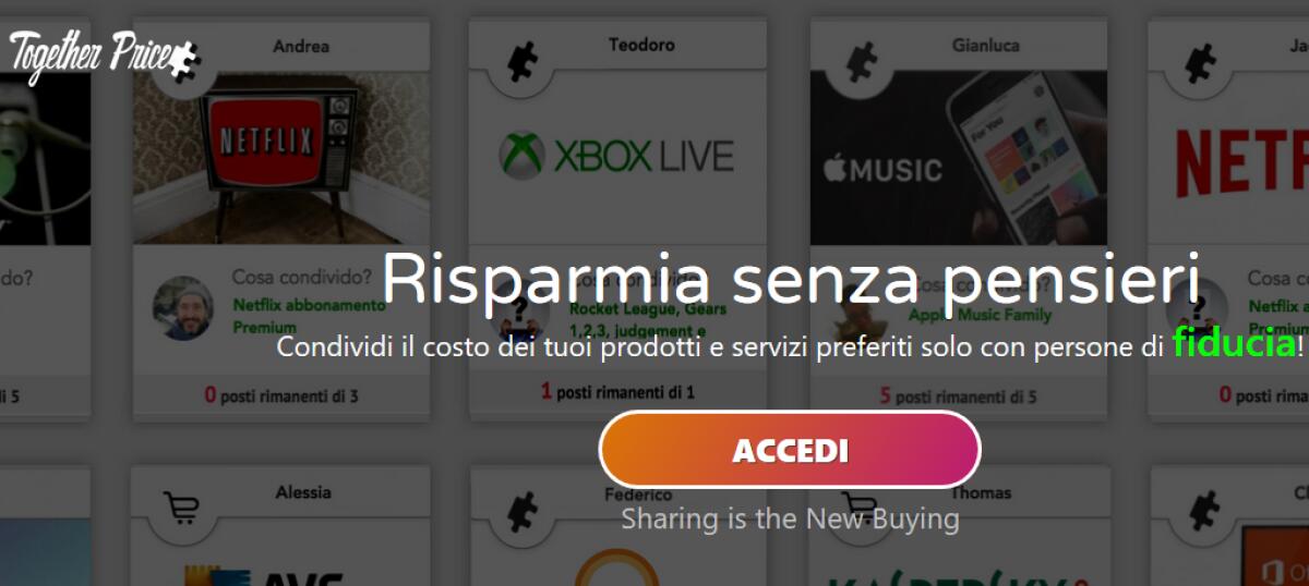 Come avere Netflix a 3€, Spotify a 2€ ed altri servizi con lo Sharing Network - 