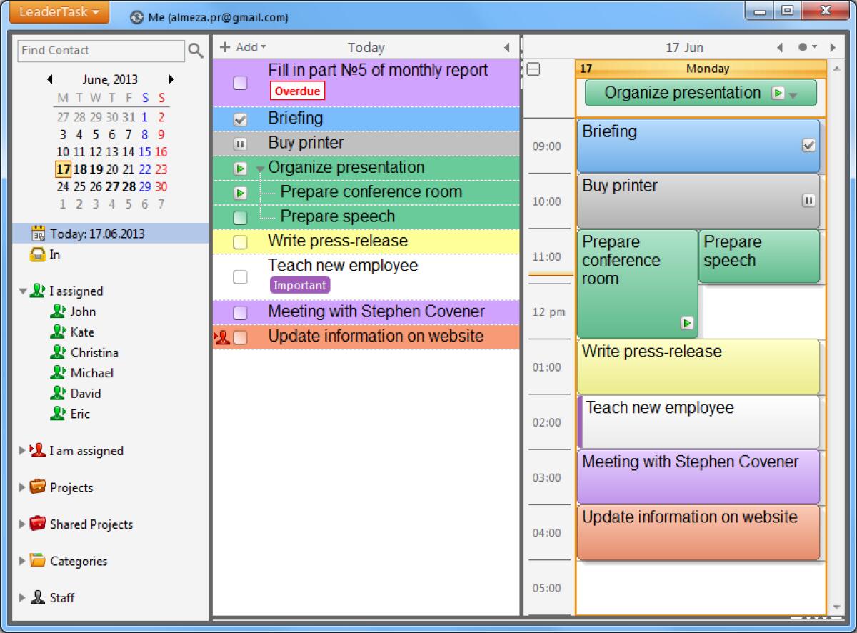 Agenda e Task Manager potente gratuito solo per oggi - 