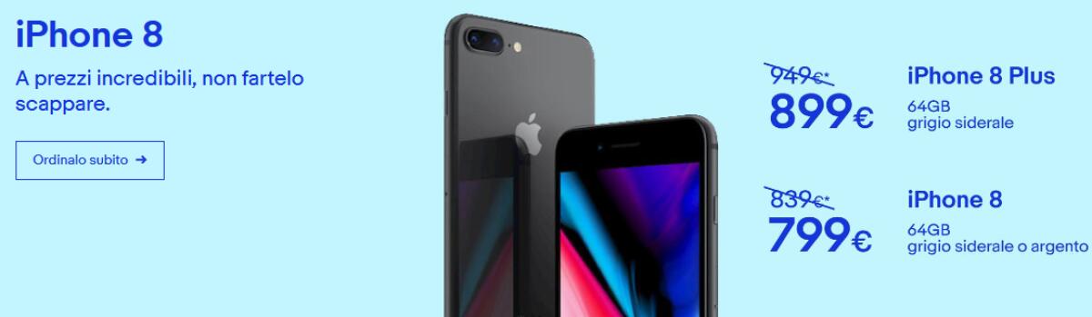 Offerte Imperdibili eBay: iPhone 8, 8 Plus, smartphone, TV ed altro a prezzi mai visti - 
