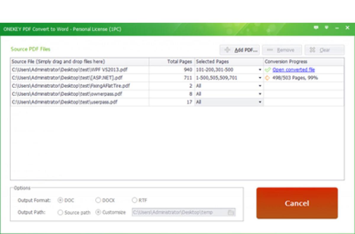 Miglior programma per convertire PDF in Word - 