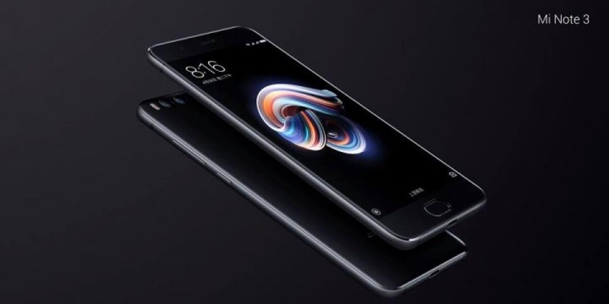 Xiaomi Mi Note 3 è ufficiale: Scheda Tecnica e Caratteristiche Tecniche - 