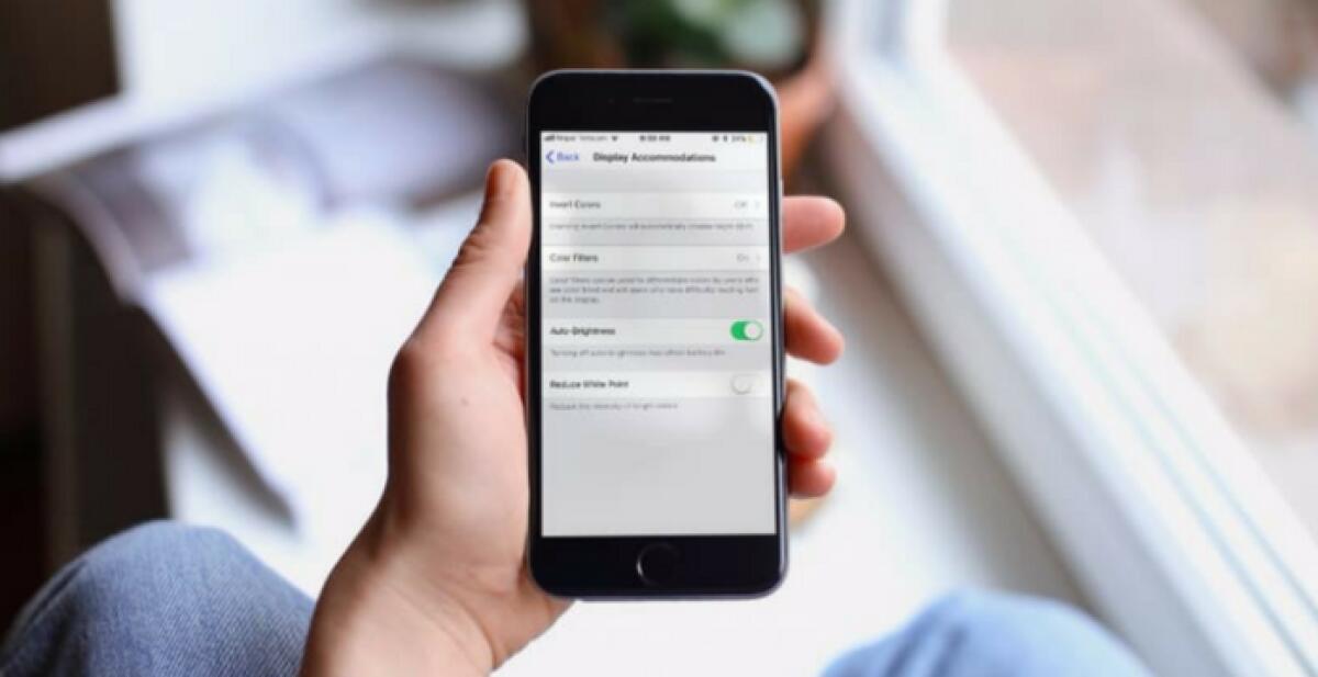 Come Disattivare Luminosità Automatica iOS 11 - 