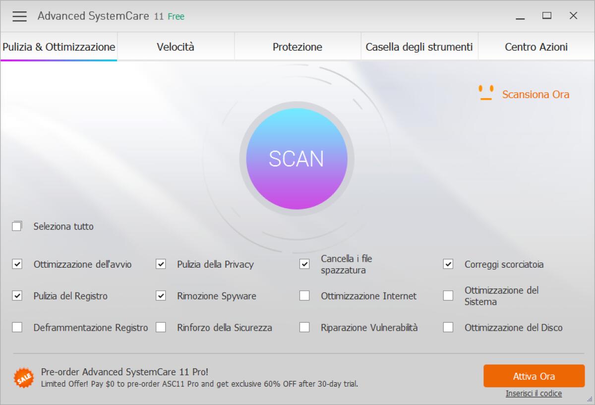 Disponibile Advanced SystemCare 11: PC più Leggero, Potente e Sicuro - 