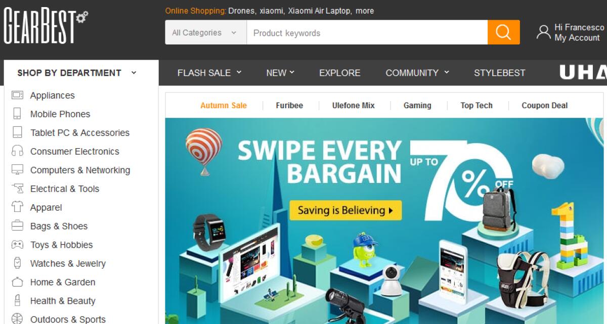 Solo le migliori offerte di GearBest di oggi. Notebook, smartphone e gadget - 