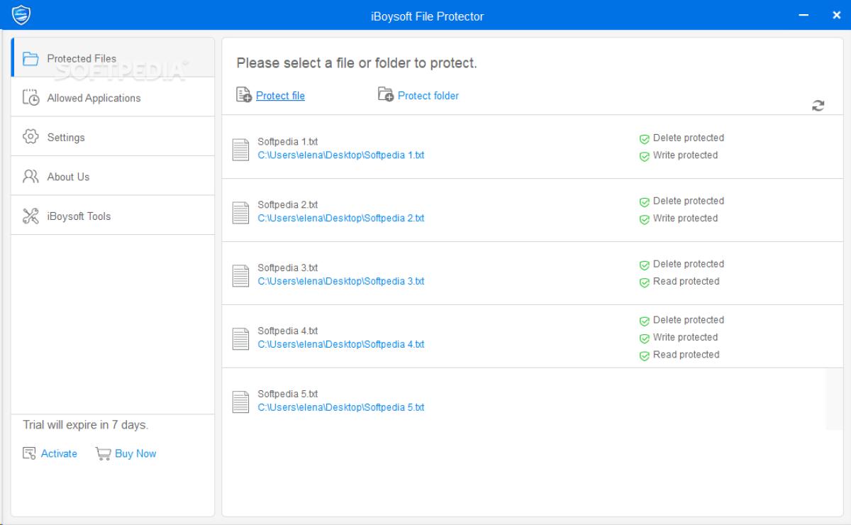 Proteggere file e cartelle con una Password con iBoysoft File Protector - 