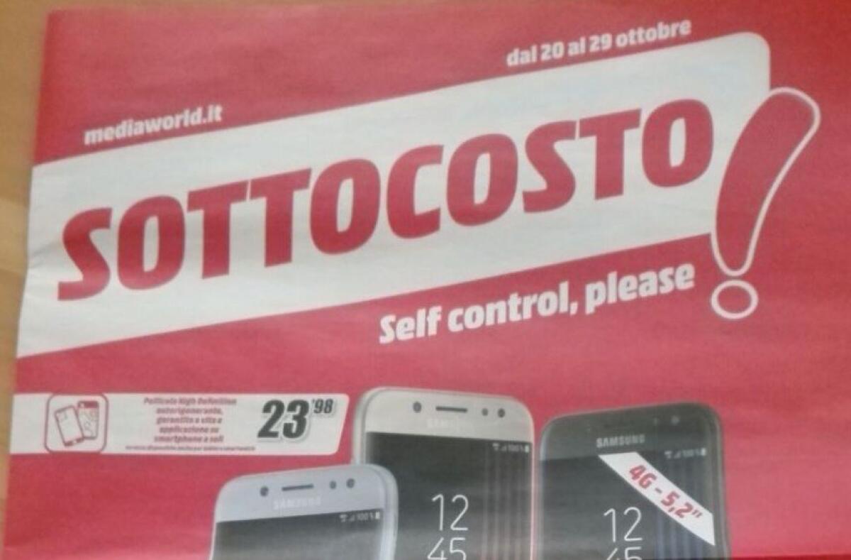 Volantino Mediaworld con il SOTTOCOSTO di Ottobre - 
