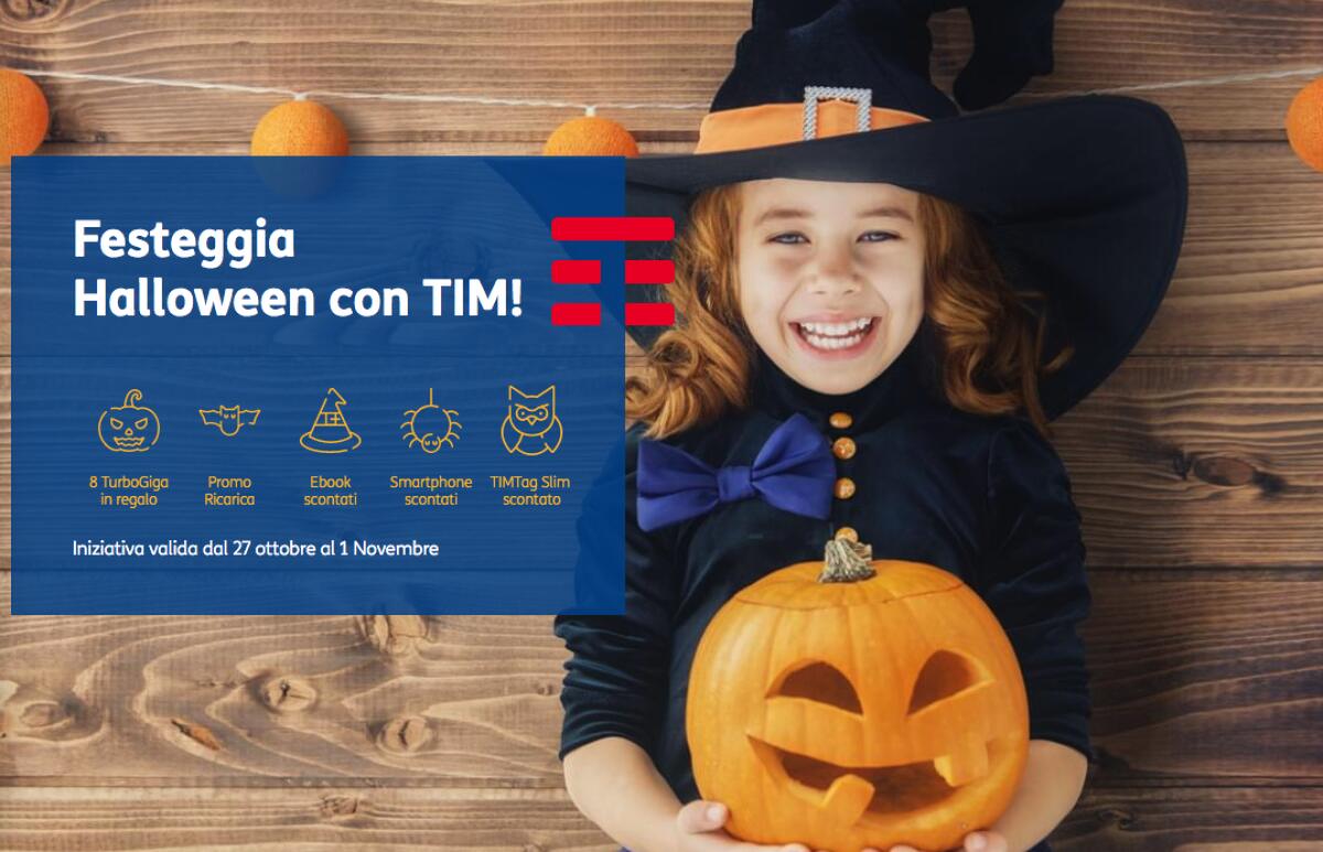 Sei Cliente TIM? Per Te 8 Giga Gratis Per Halloween - 