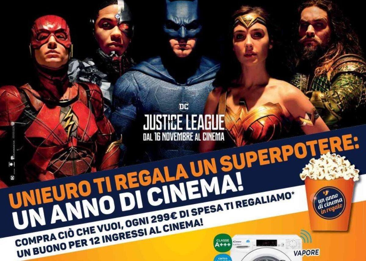 Volantino Unieuro Novembre 2017 con in regalo Un anno di Cinema - 