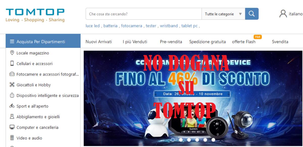 Quale spedizione scegliere su TomTop per non pagare la dogana? - 