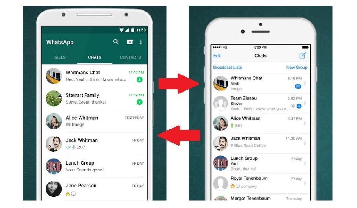 Si possono trasferire le conversazioni WhatsApp da iPhone ad Android e viceversa? - 