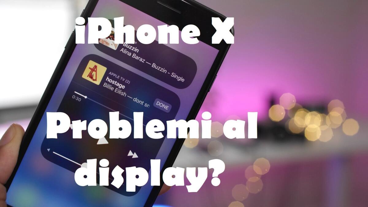 Problemi per alcuni display di iPhone X con cambi di colore? - 