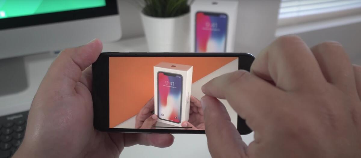 Su iPhone X ecco la gesture per visualizzare video a schermo intero - 
