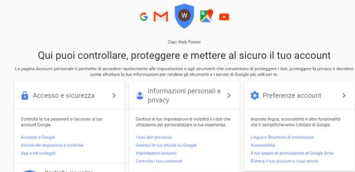 Disattivare/Attivare la Verifica in due Passaggi su Google - 