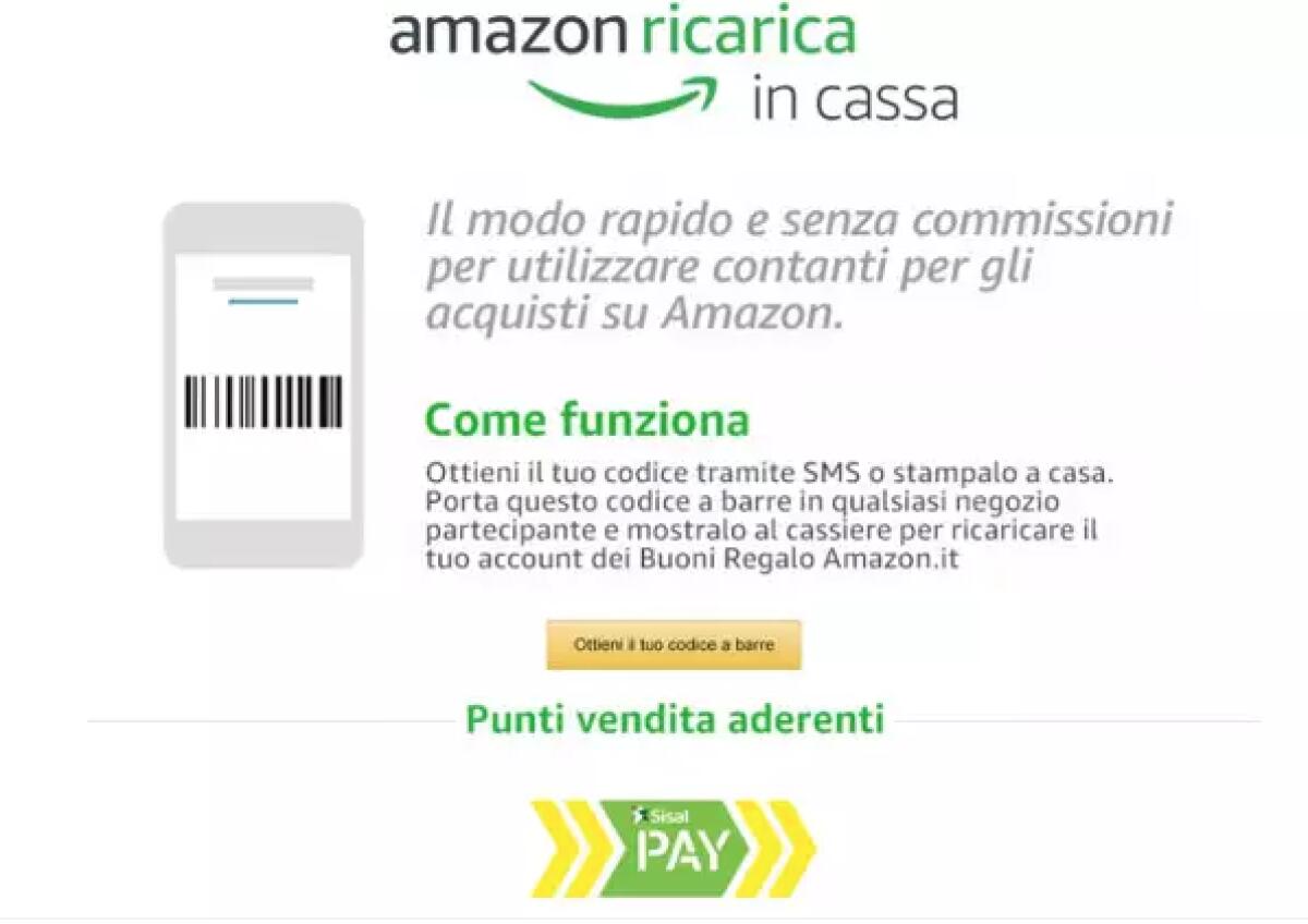 Comprare Su Amazon E Pagare In Contanti - 