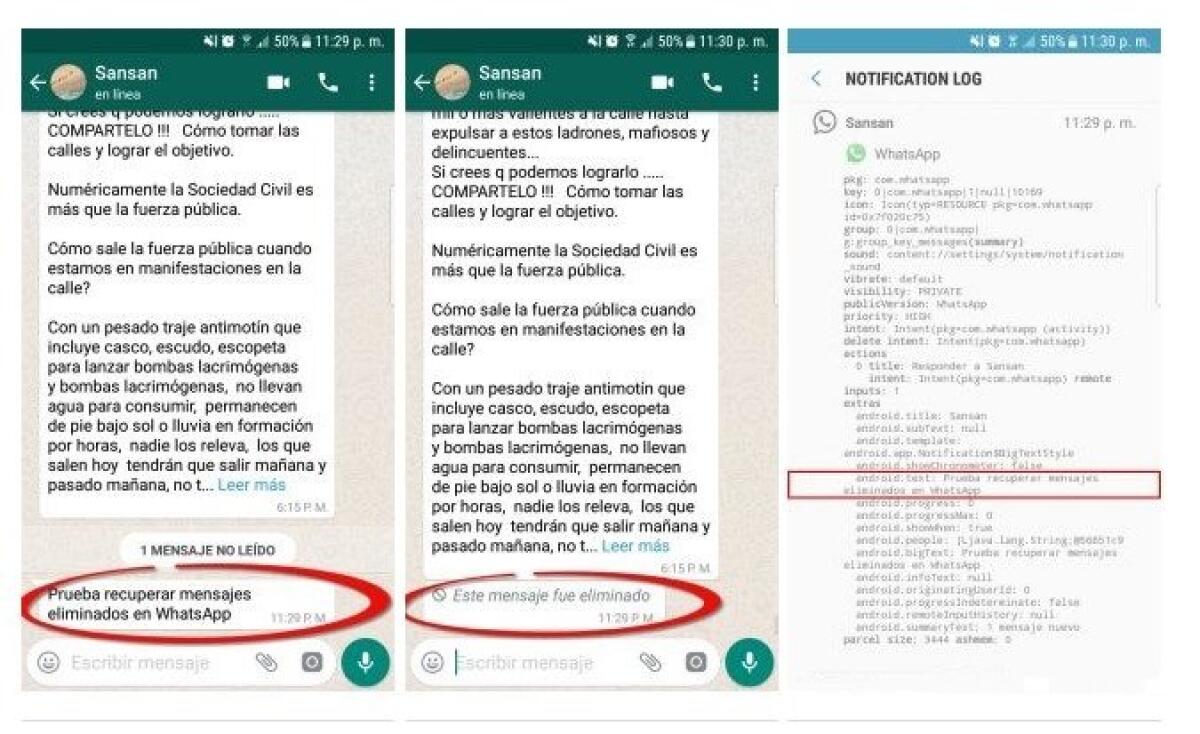 Come leggere lo stesso i messaggi cancellati su WhatsApp - 