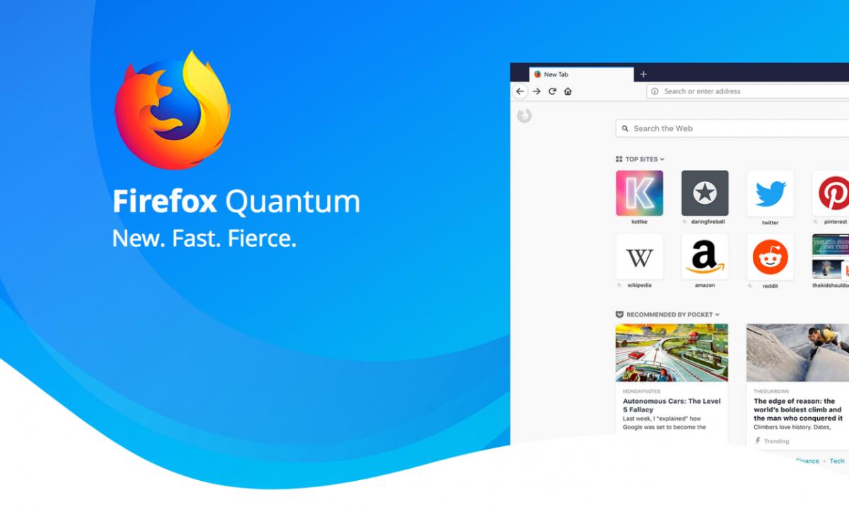 Disponibile Firefox 57 Quantum: Veloce e con consumo ridotto di RAM - 