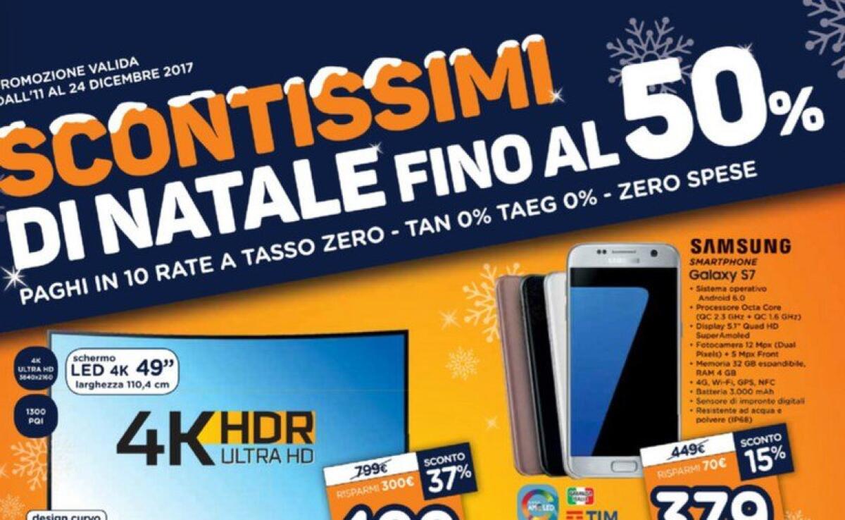 Da Unieuro è tempo di SCONTISSIMI per Natale 2017 nell'ultimo volantino - 