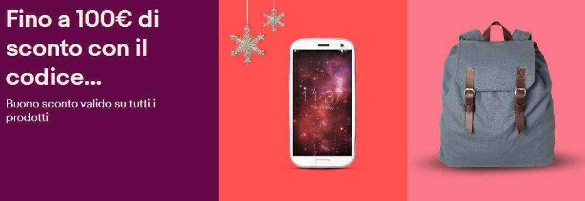 Continua lo sconto 10% su eBay se paghi con PayPal fino al 26 Dicembre - 