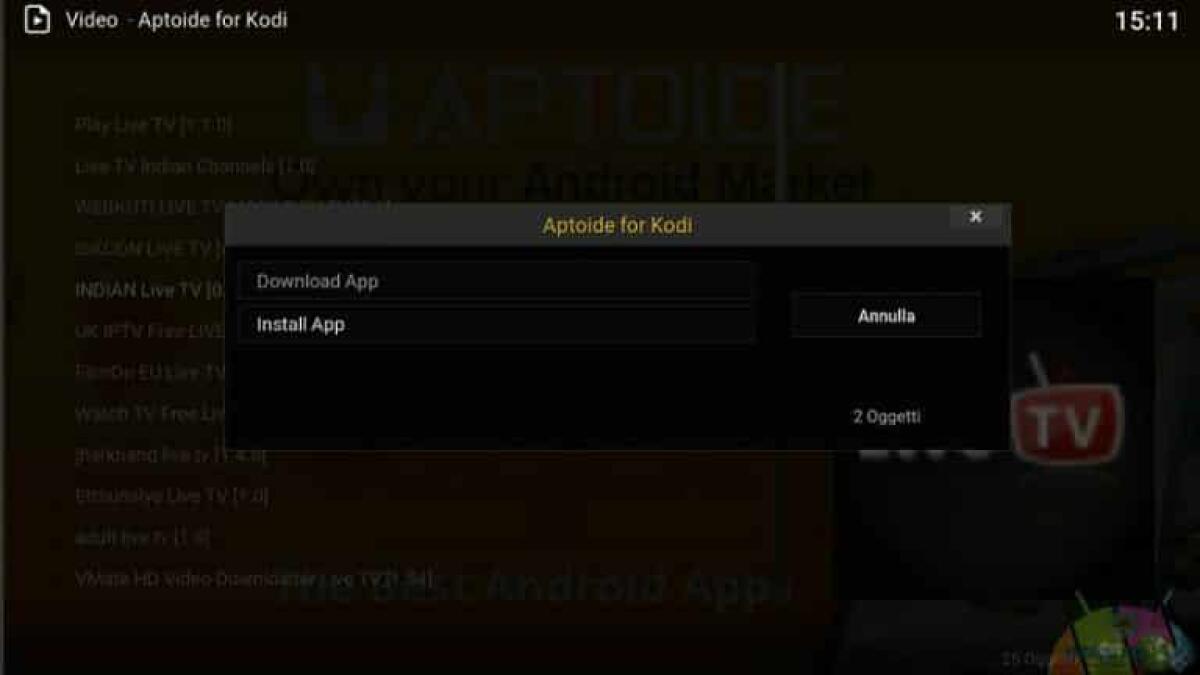 Incredibile. Aptoide disponibile per Kodi. Installare App Android facilmente - 