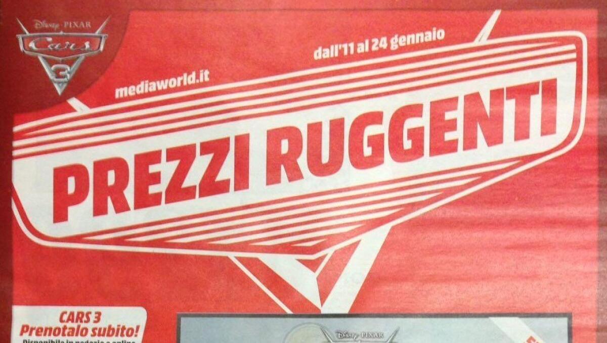 Da Mediaworld c'è il volantino con Prezzi Ruggenti 11-24 Gennaio 2018 - 