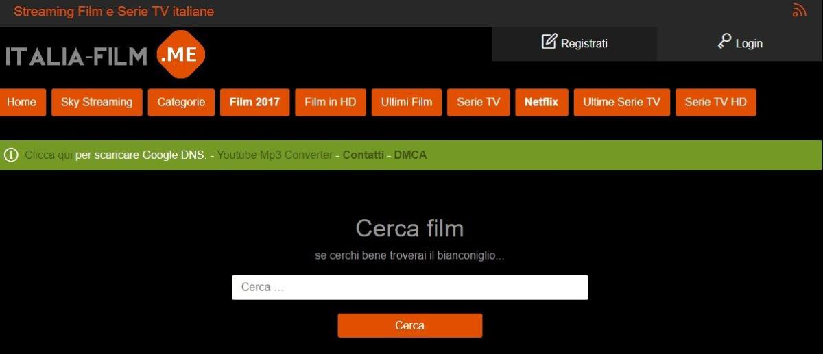 Cos'è e come funziona il sito Italia-Film per vedere Film e Serie TV gratis? - 