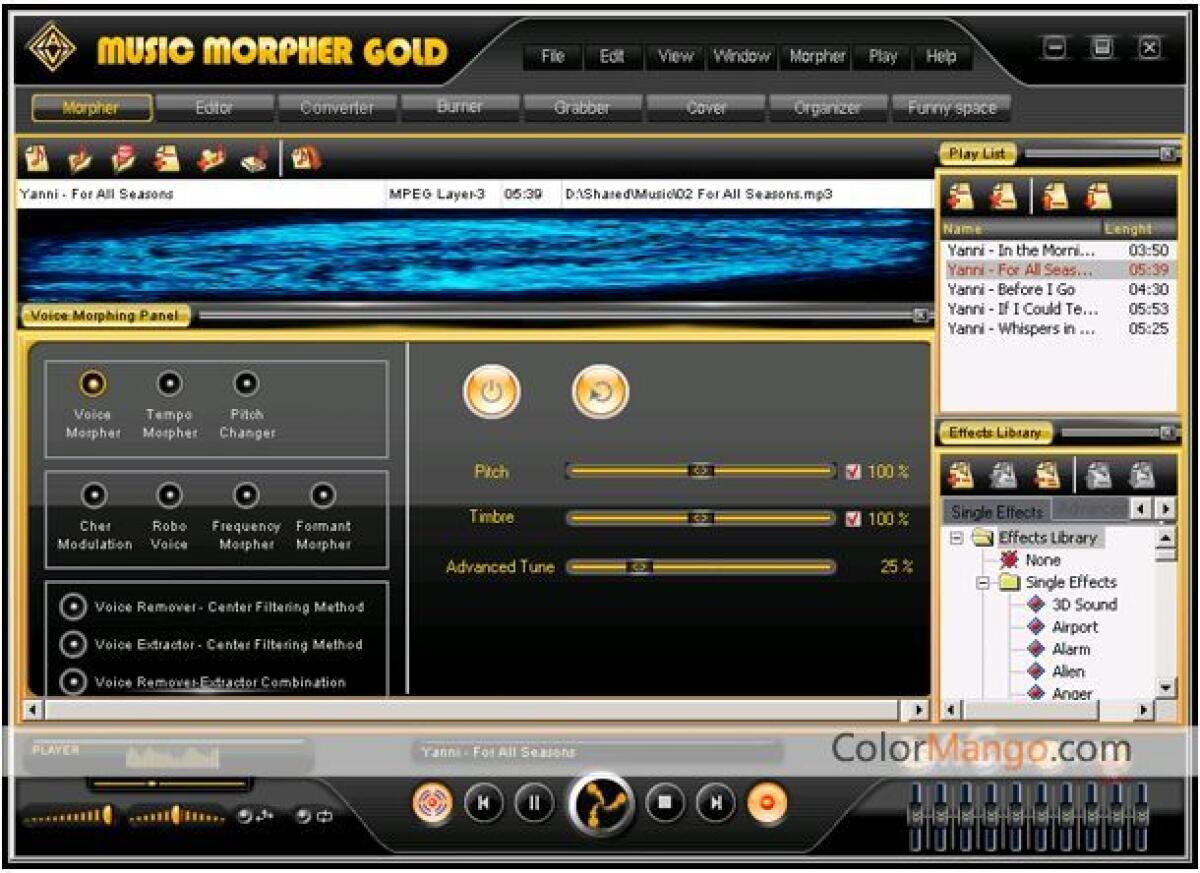Music Editor potente per modificare e mixare Audio - 