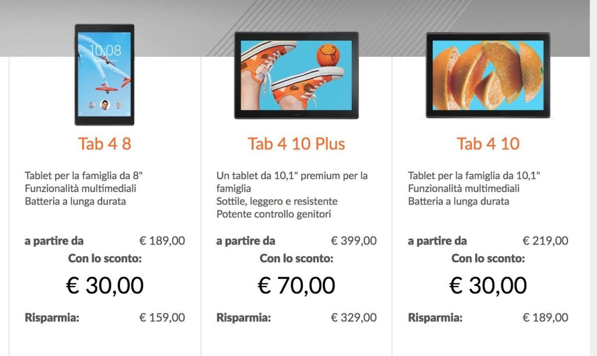 Tablet Lenovo da 30 a 70 euro: Annullati tutti gli ordini, ecco la mail ufficiale - 
