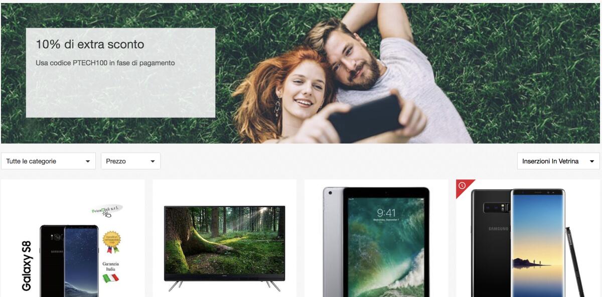 eBay Super Tech Week 10% di sconto su tanti prodotti con Codice Sconto: iPhone X a soli 863 euro ed S8 a 449 - 