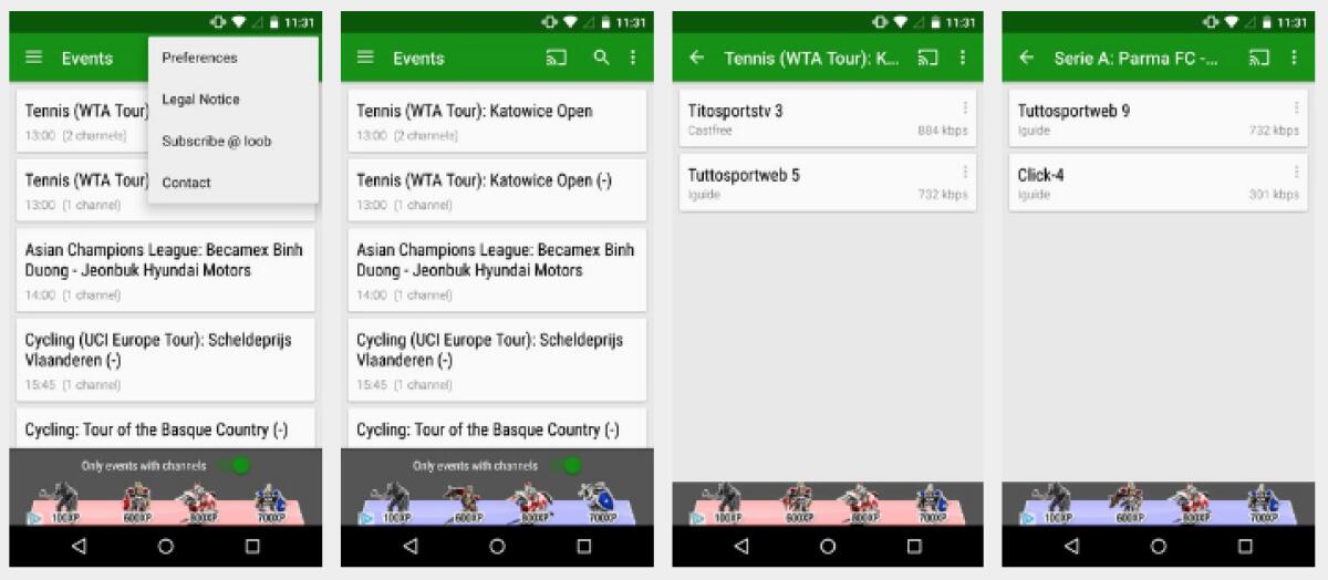 Streaming Calcio Android Con Libre Directo S E AceStream - 