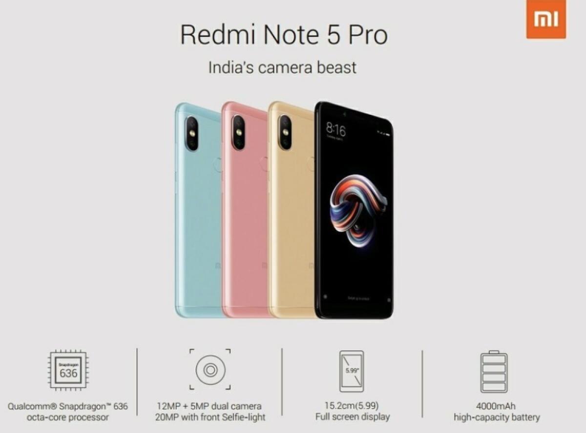 Xiaomi Redmi Note 5 Pro è ufficiale: Scheda Tecnica e Caratteristiche Tecniche - 
