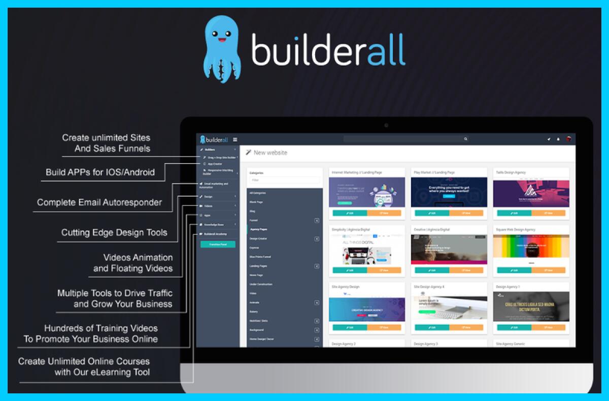 Builderall: Piattaforma completa per il web marketing - 