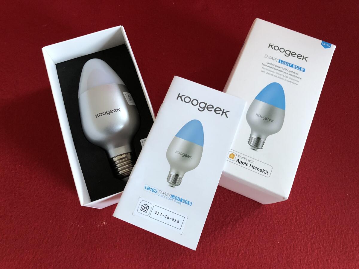 Recensione Koogeek Smart Light Bulb: Dimmerabile e compatibile con Apple Home Kit - 