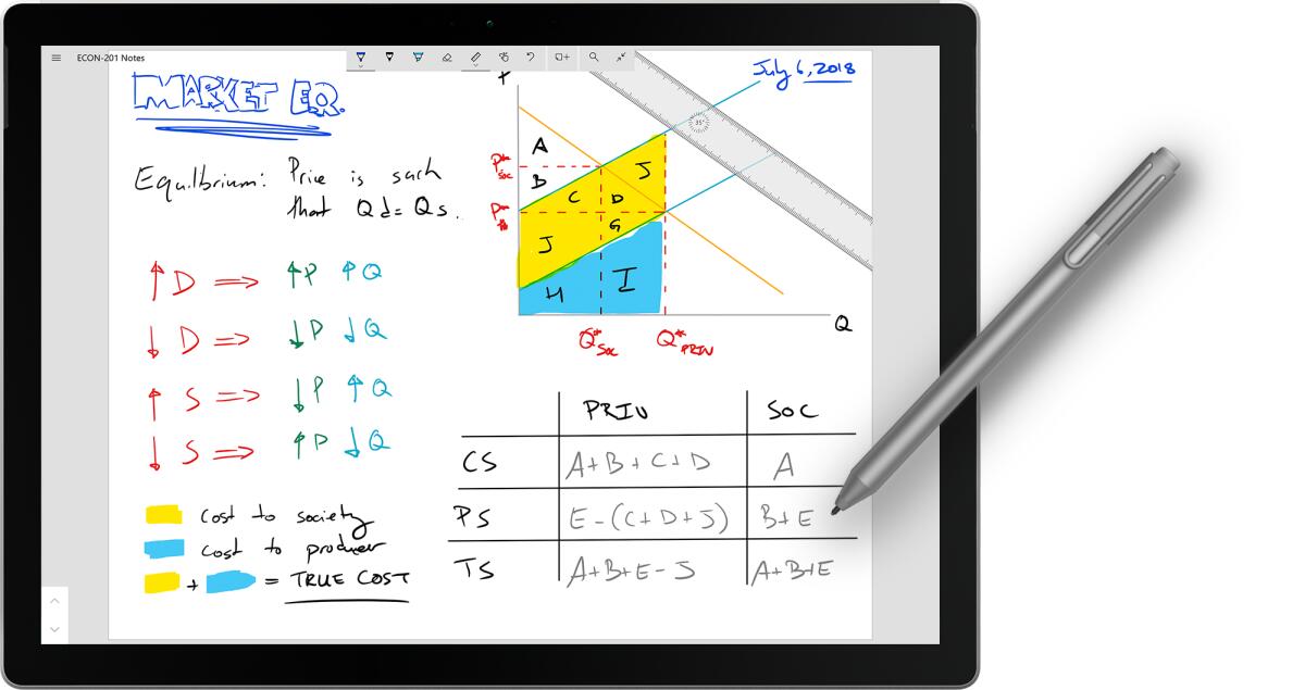 Migliorare l'esperienza di scrittura a mano libera su Windows 10 con Penbook - 
