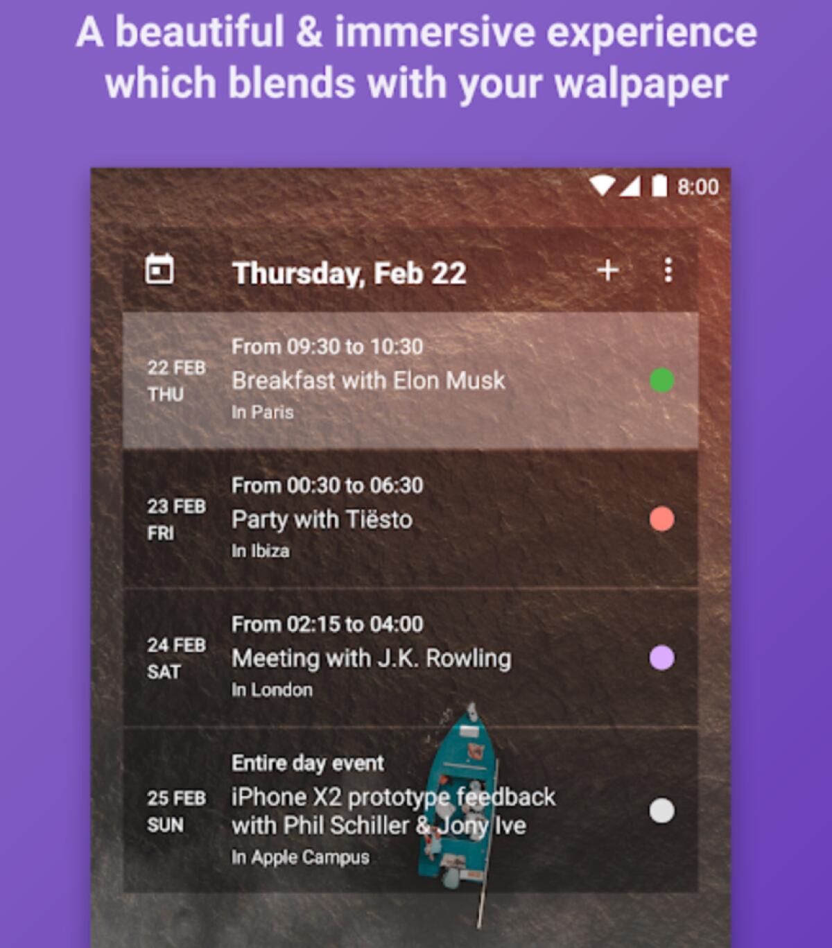 Ottimo Widget Calendario per Android: Download Home Agenda - 