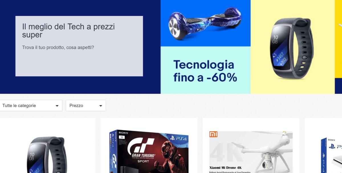 Quante offerte su eBay: Smartphone e tanta elettronica in super sconto - 
