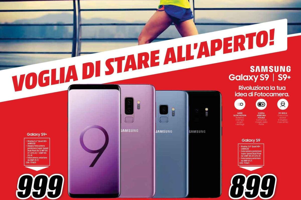 Volantino MediaWorld Voglia di stare all'aperto [22-28 Marzo 2018] - 