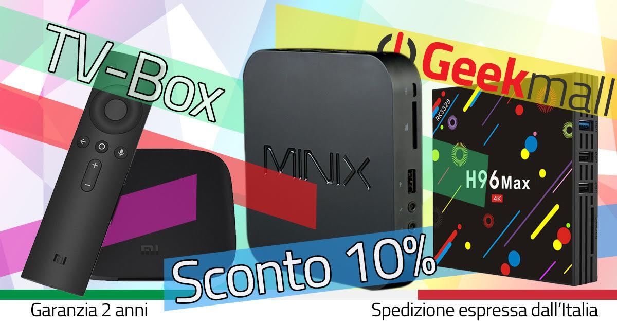 Sconto 10% Su Tutti I TV Box E Mini PC Da GeekMall - GeekMall Coupon - 