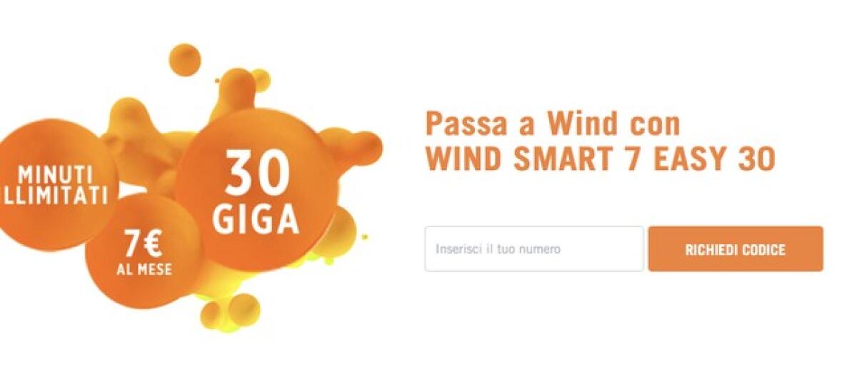 Wind offre 40GB per soli 7 euro al mese - 