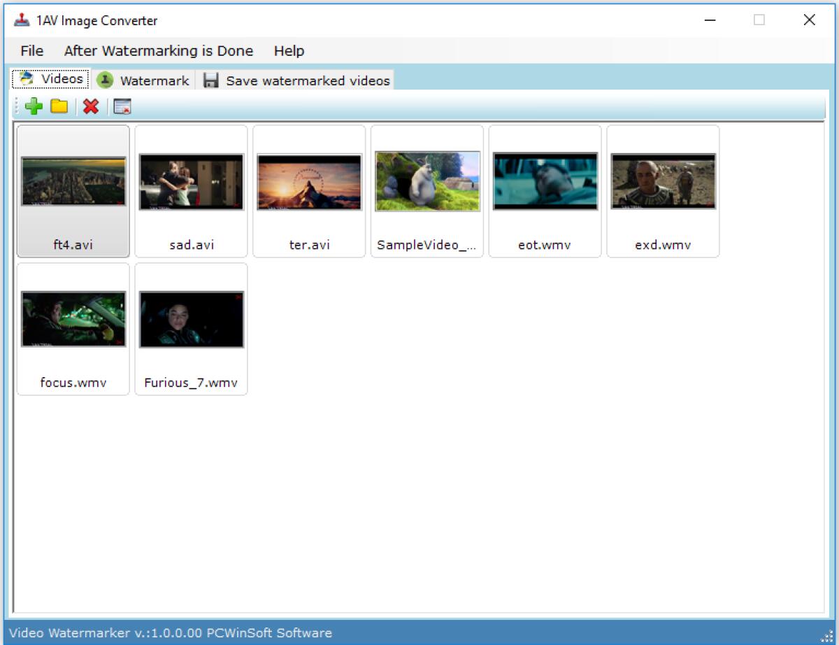 Aggiungere Warermark ai video con PCWinSoft Video Watermarker - 