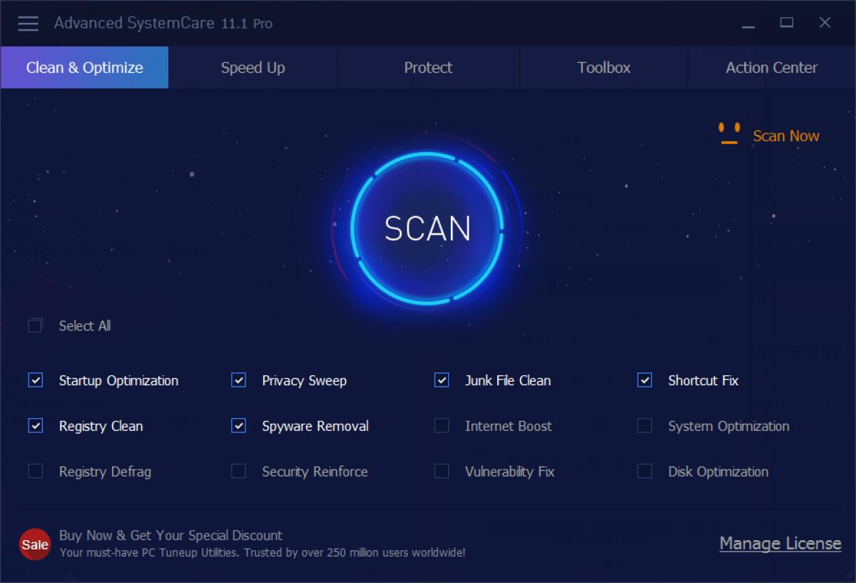 Velocizzare ed Ottimizzare il computer con Advanced System Care Pro 11 - 