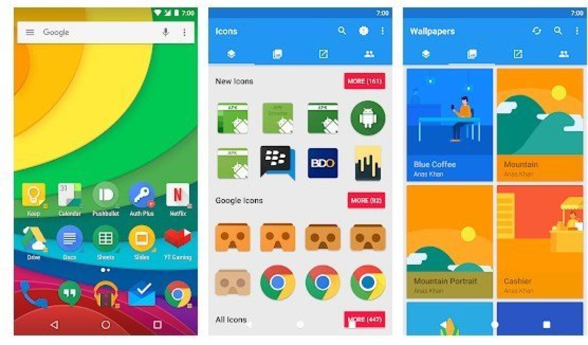 MaterialOS Icon Pack: Spettacolare Icon Pack Gratuito in Material Design - 