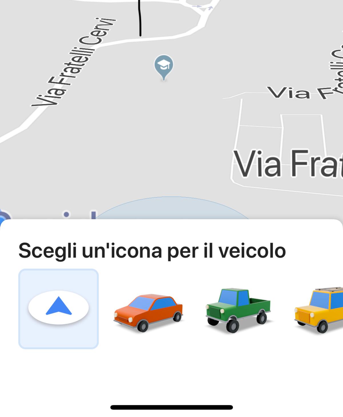 Cambiare Icona Navigazione Google Maps iPhone - 