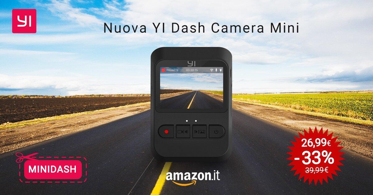 YI Mini Dash Cam in Super Sconto a 26,99 euro solo per Voi con questo codice sconto - 