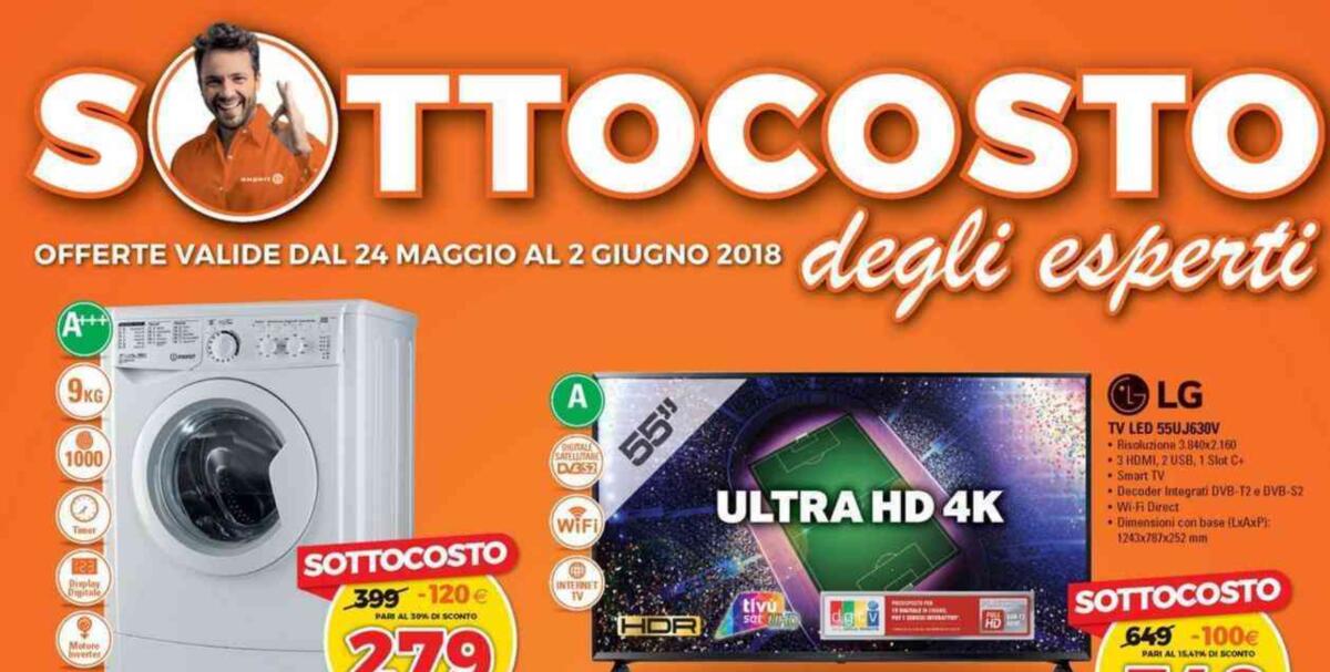 Ecco il SOTTOCOSTO degli Esperti da EXPERT fino al 2 Giugno 2018 - 
