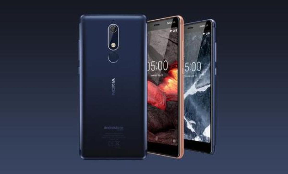 Nokia presenta i nuovi smartphone medio gamma: Nokia 5.1, 3.1 e 2.1 - 